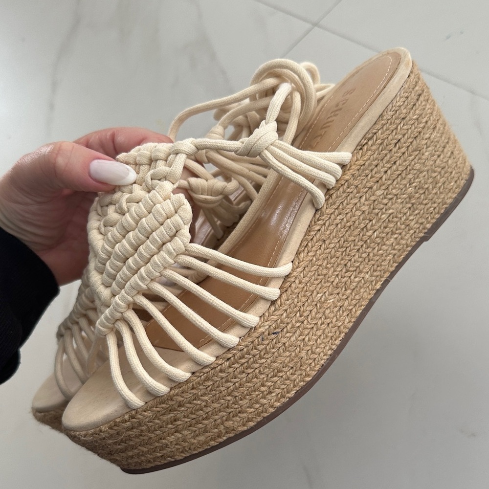 SCHUTZ Delfia Espadrille Sandals - Picture 4 of 9